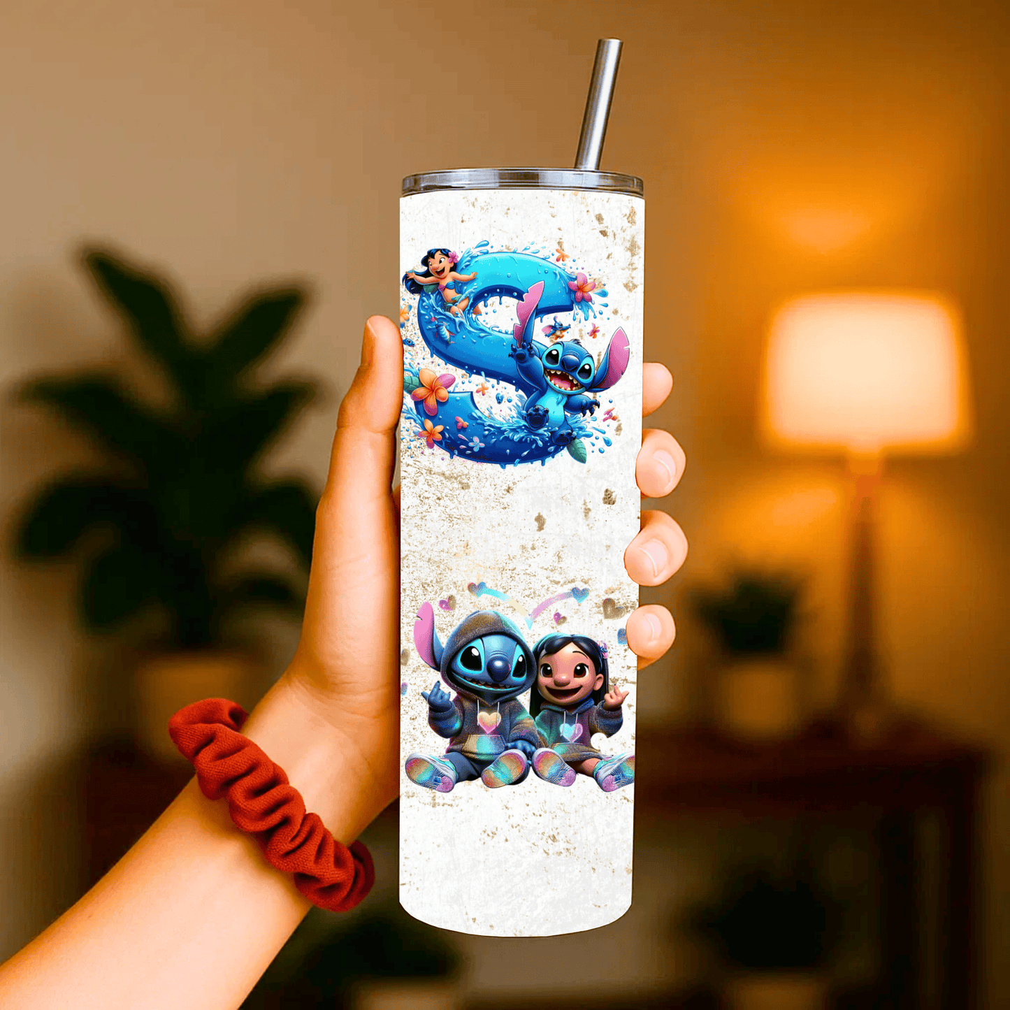 20oz personalised tumbler gift with name and photos – keeps drinks hot or cold for hours
