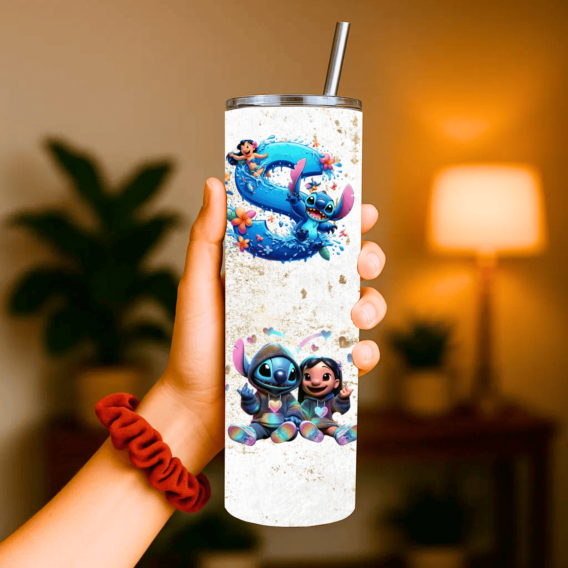 20oz personalised tumbler gift with name and photos – keeps drinks hot or cold for hours