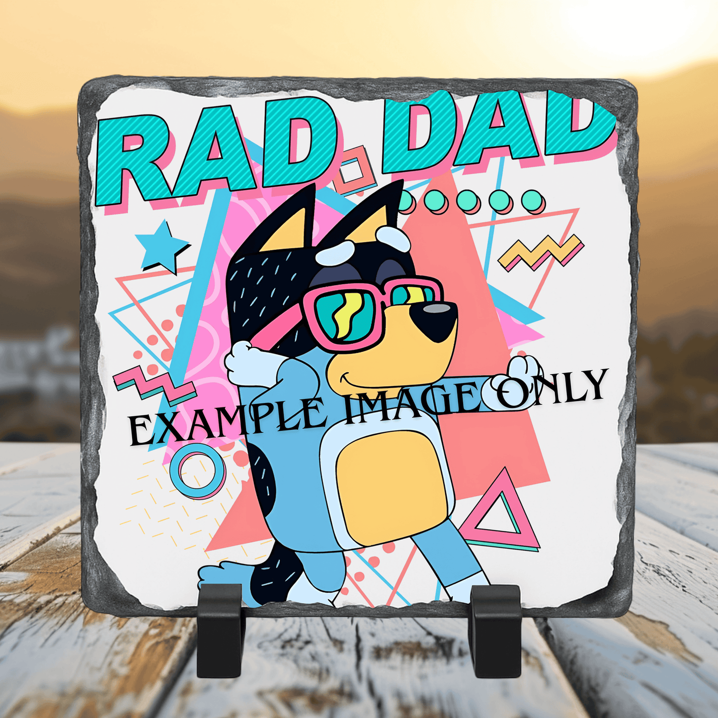 Personalised Photo Slate - 14cm x 14cm