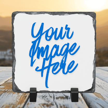 Personalised Photo Slate - 14cm x 14cm